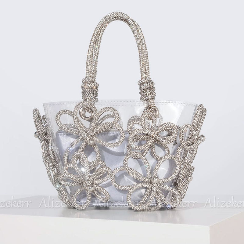 Flower Transparent Tote Bag