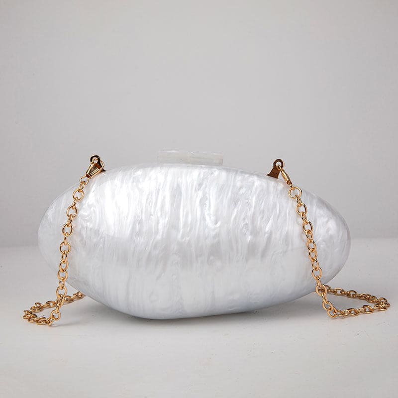 Shell Shaped Acrylic Clutch