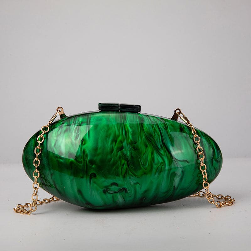 Shell Shaped Acrylic Clutch