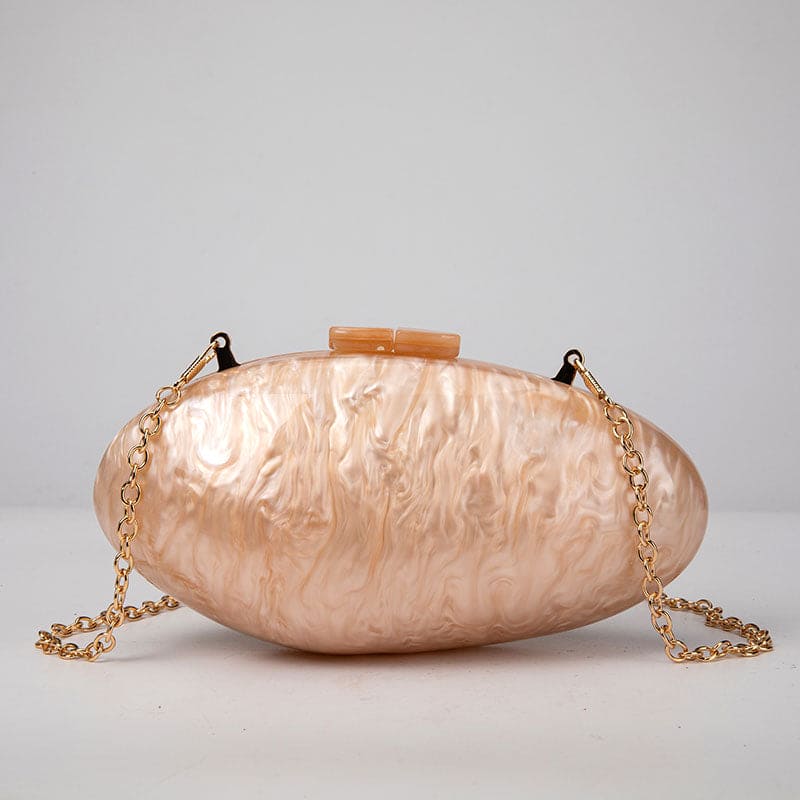 Shell Shaped Acrylic Clutch