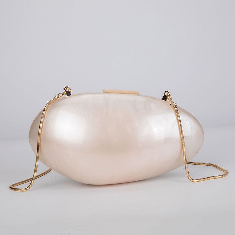 Shell Shaped Acrylic Clutch