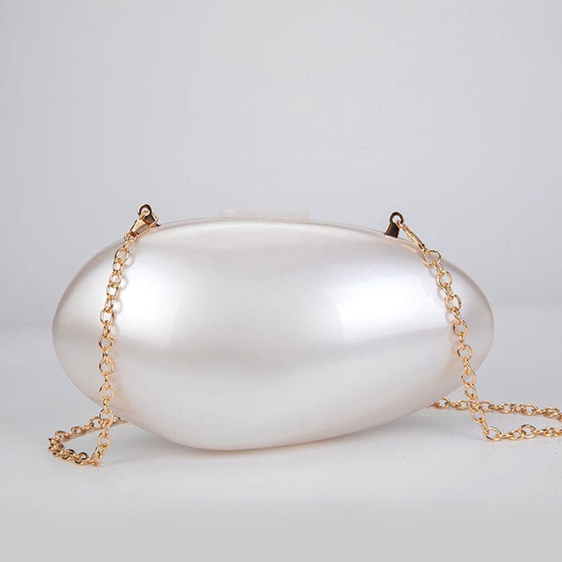 Shell Shaped Acrylic Clutch